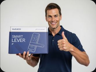 KUCACCI Keyless Entry Smart Door Lock w/ Keypad & Handle – NEW