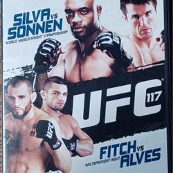 UFC 117 Silva Donnen 2 Disc DVD Set Hughes Fitch Alves