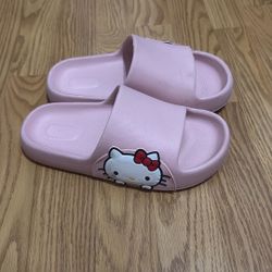 Hello Kitty Girl Slides Size 6