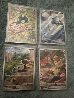 Pokémon Cards Shroodle Snover Spearow Wooper Mint