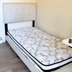 Twin Bed With Mattress 