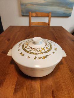 Vintage Noritake China Progression Shenandoah 9054 Round Casserole Dish W/ Lid 9"Dx5.5"H $30 OBO (San Diego)
