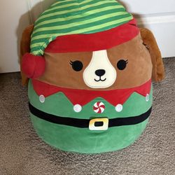 Squishmallow Darcy the Christmas Dog