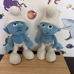 SMURF SOFT PLUSH  DOLLS - 10 INCHES -  $10 EACH