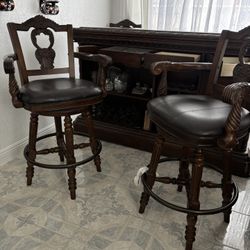 Mini Bar With Bar Chairs 