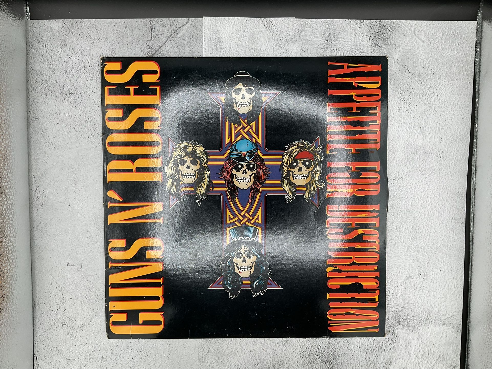 Guns N’ Roses “Appetite For Destruction” Album Vinyl Record LP
