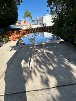 Glass table