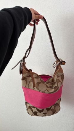 Pink coach bag
