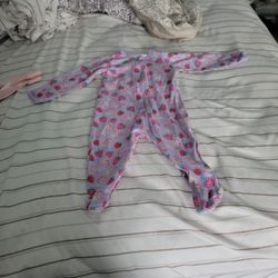 Baby Girls Pajamas Size 6/9 Months 