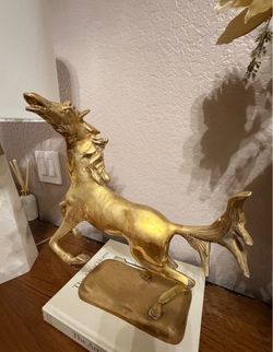 Bronze decorative horse