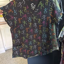 Multple Scrub Shirts Size M