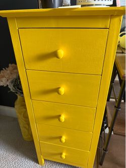Yellow Storage Drawers