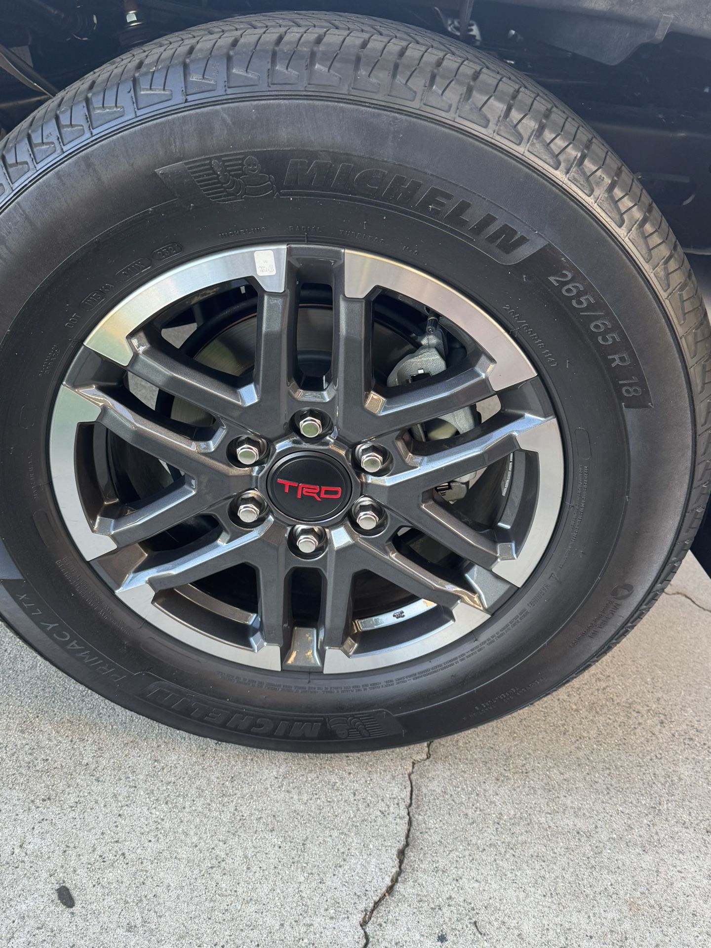 4th Generation Toyota Tacoma TRD Set Of Tires And Rims