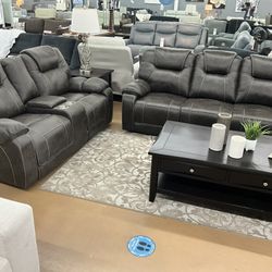 ONLY 2 Left Recliner Sofa & Loveseat $1199