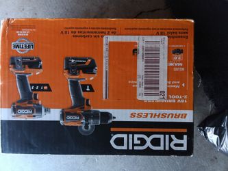 18V Brushless Cordless 2-Tool Combo Kit with Hammer Drill, Impact Driver