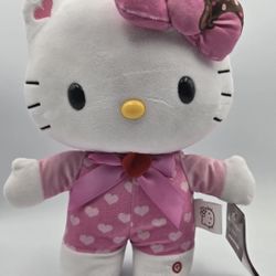 HELLO KITTY 2024 Valentine's Day Happy Shuffle Animated Plush Side Stepper (New)