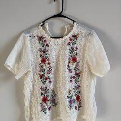 Floral Lace Shirt 