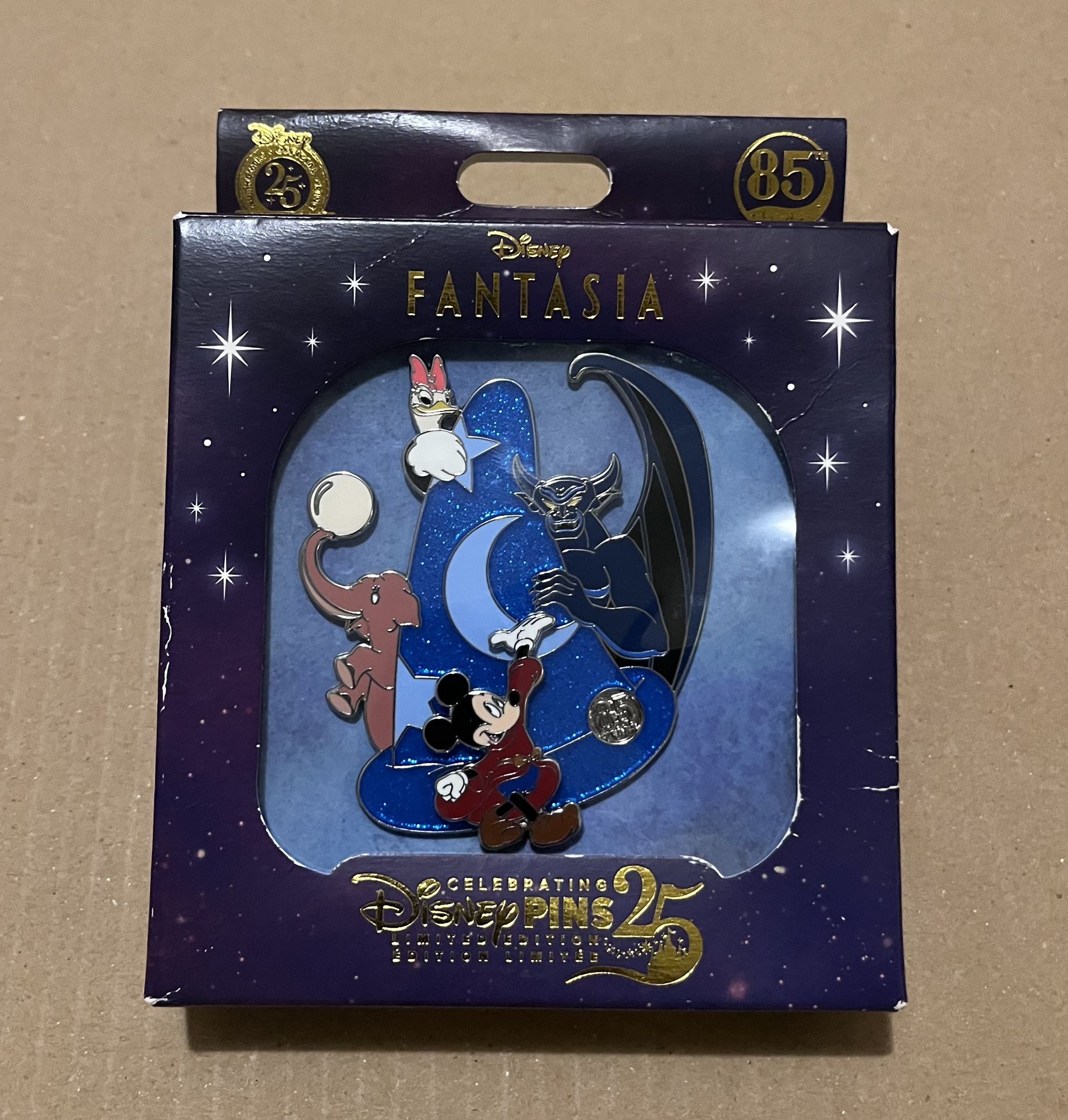 Disney Fantasia Mini Jumbo 85th Anniversary Limited Edition 2000 Disney Pin