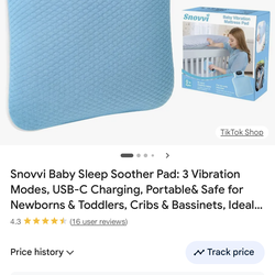 Baby vibrating mattress pad