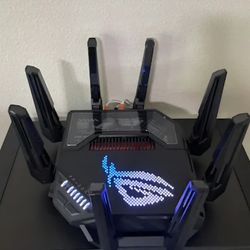 Lowball Offers Will Be Ignored. ASUS ROG Rapture GT-BE98 PRO First Quad-Band WiFi 7 Gaming Router supports 320MHz, Dual 10G Port