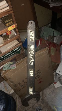 Rare Antique Collectors BIG  Wrench  CAN LOOSEN BIG NUTS