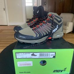Inov-8 Rocklite Women's Hiking Boots - Brown/Coral - Size US 9.5