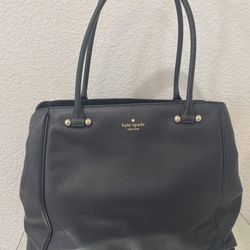 Kate Spade ♠️  New York Black Tote Handbag 
