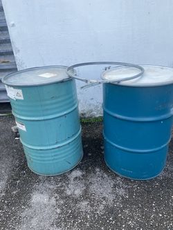 Barrels. (2). Food Grade Equipment