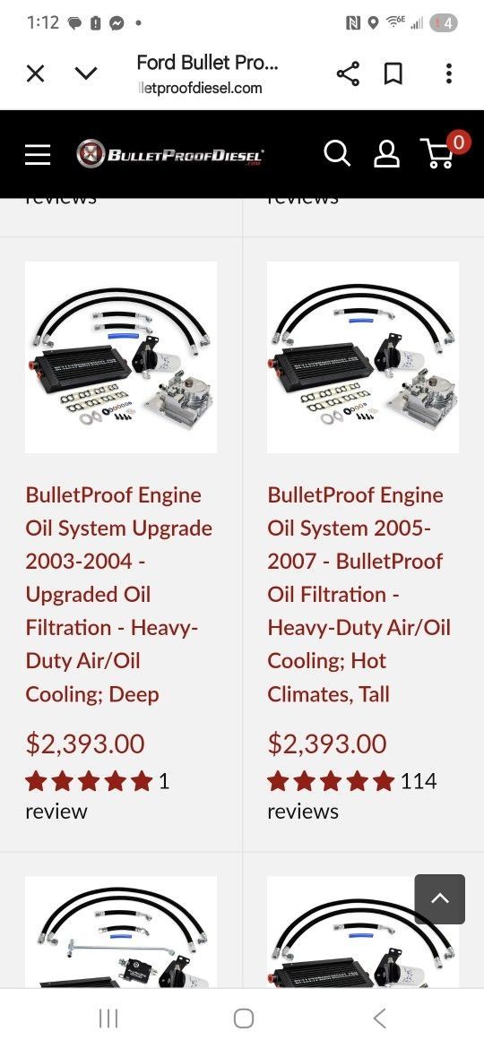 NEAL TECHNOLOGIES BULLETPROOF Engine Oil Cooling And Filtrationsystem .  If You Know Then you Know This Is The Best Of The Best In Diesel Proformance 