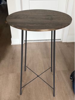 Black/Brown 3 pc high top dining set ($40)