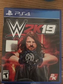 W2k19 wrestling game