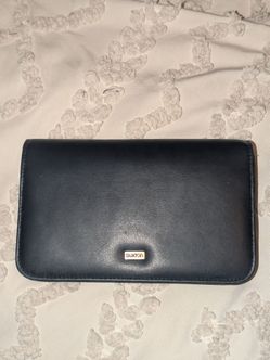 VINTAGE Buxton Navy Blue Purse