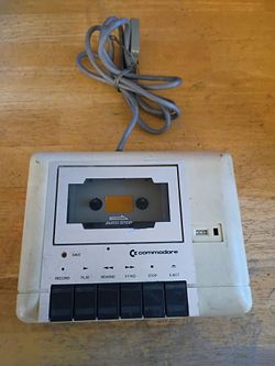 Vintage collectible electronic commodore datassette interested good shape no offers no trades 75th Ave Indian School $10 cash