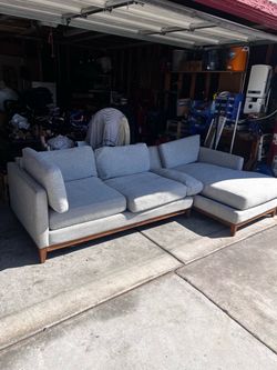 2 Piece Beige Couch