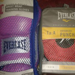 Women Boxing Gloves and Punch Mits $100.00