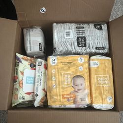 Hello Bello Newborn And Size 1 Diapers And Wipes