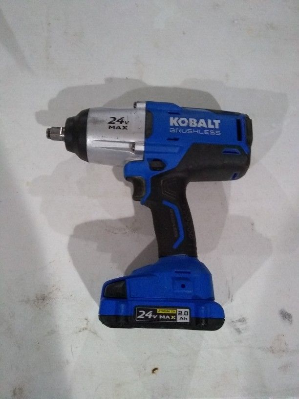 Kobalt KIW 5024b-03 24v Brushless 1/2" Cordless Impact Wrench