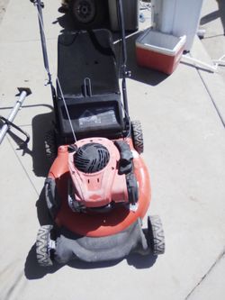 One pull start Craftsman lawn mower