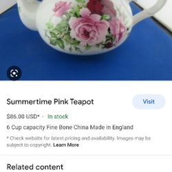 VINTAGE SADLER WINDSOR ENGLAND ROSE BOUQUET TEAPOT 