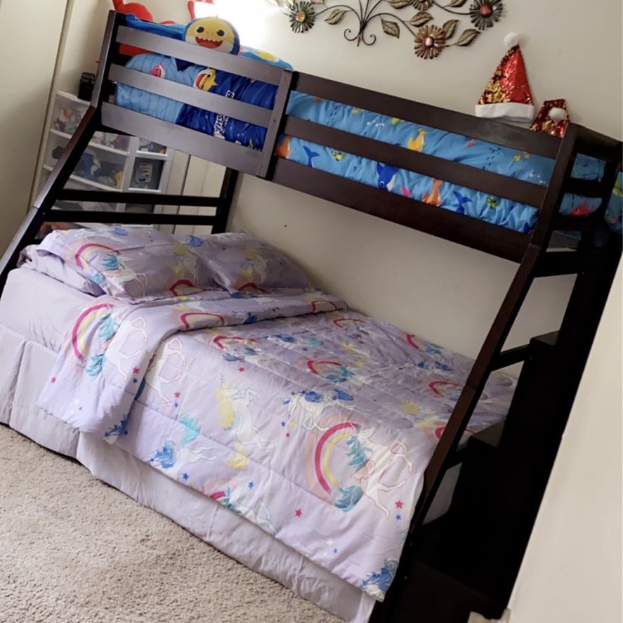 Bunk bed for sale full size And Twin 