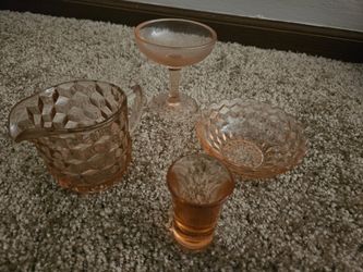 Pink Glassware Bundle