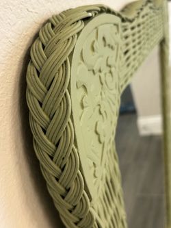 Rattan Mirror