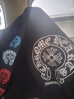 Chrome zip up Hoddie