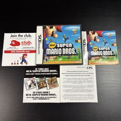 Case and Manual Only - New Super Mario Bros for Nintendo DS