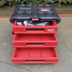 Milwaukee PACKOUT 22 in. Modular 3-Drawer Tool Box with Metal Reinforced Corners