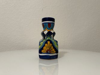 SMALL Mexican Pottery Vase Sunflowers