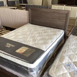 New Full Size Bed With Mattress Free Deliver
