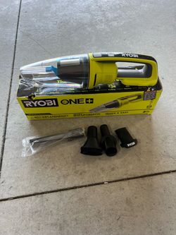 New RYOBI ONE+ 18V Cordless Wet/Dry Hand Vacuum (Battery Not Included)