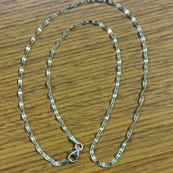 Silver Neclace (gold Plated)