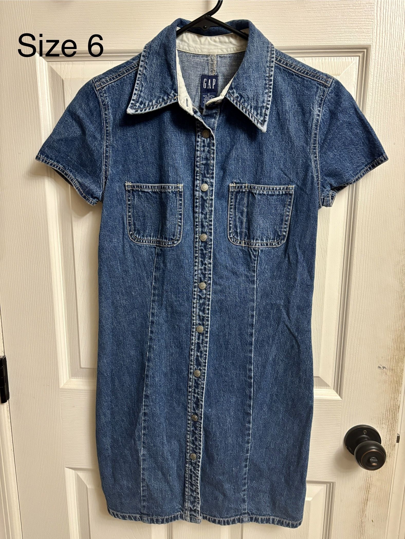 Gap Denim Dress Size 6